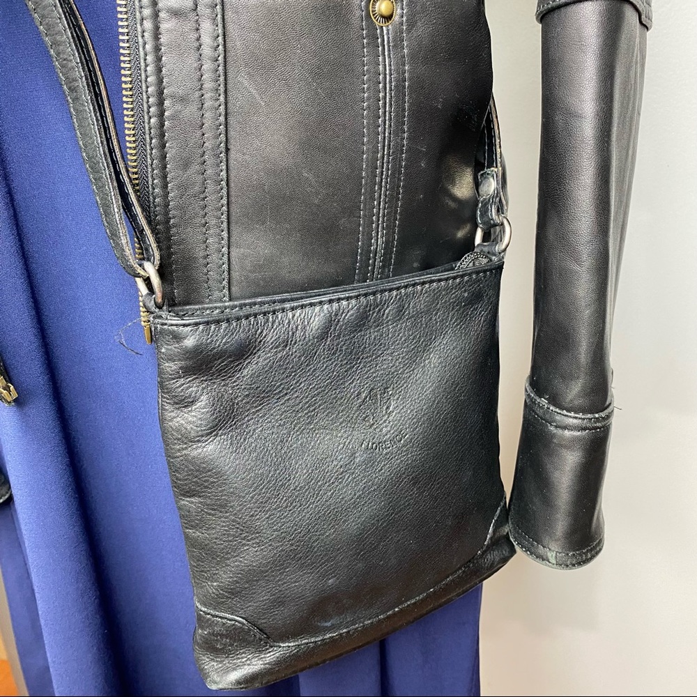 Italian Leather Crossbody Bag - Picture 1 of 9